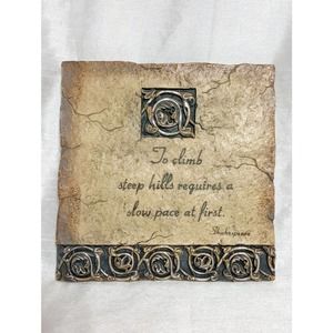 SHAKESPEARE poetry inspirational life saying wall plaque decor